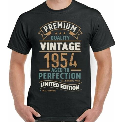 66th Birthday T-Shirt 1954 Mens Funny 66 Year Old Vintage Year Limited Edition