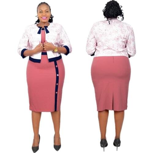 HGTE 2 Piece Set African Dresses for Women 2021 African Femme Dashiki Print Africa Dress Clothes Ankara Dresses Ladies