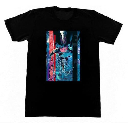 A Ghost In The Shell Vertigo Shirt Anime Movie Hot Summer Clothing Cotton Men T-Shirt High Quality Men Cool Tees Tops Suits