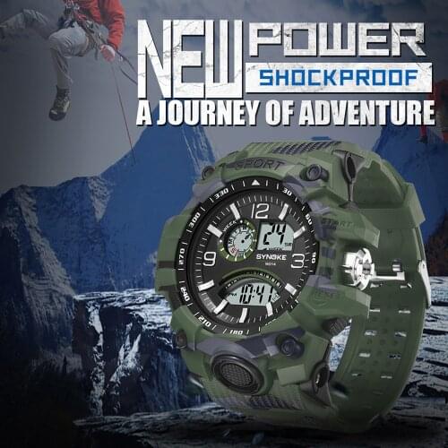 Mens Electronic Sports Watch Multi-function Outdoor Sports Watch With Large Screen 2021 New Fashionable Classic Watches For Men