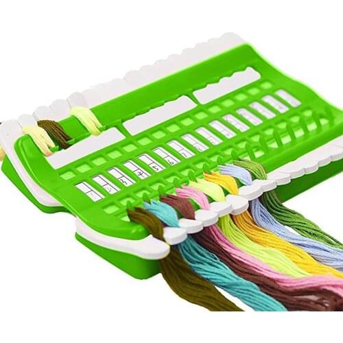Sewing Tools 30 Positions Thread Holder Cross Stitch Sewing Needles Tools Set Organizer DIY Embroidery Floss Thread Organizer