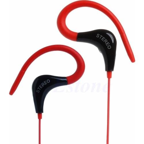 3.5mm In-Ear Earphones Bass Stereo Headphones Headset Earbuds With Microphone ON Wired Hook Headphones For Andriod Phones