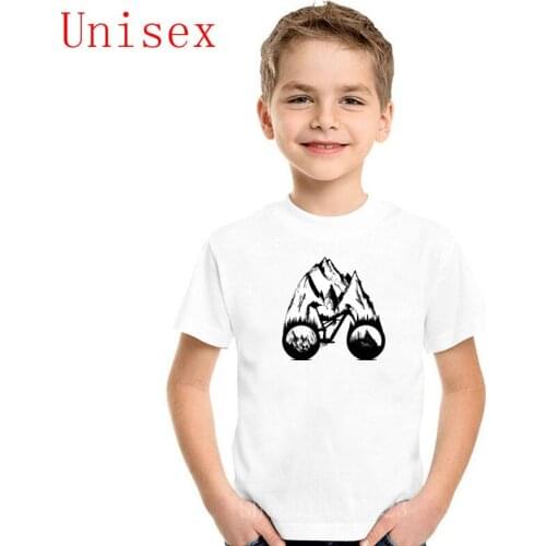 Latest popularity MTB BIKE children T Shirt kids MTB Bike trendy pop shirts New Design boy clothes Fashion Brands girls clothes