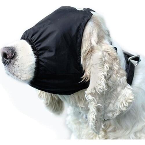 NACOCO Dog Calming Cap Eye Mask Nylon Shading Pet Anxiety Mask Muzzle Dog Blindfold for Grooming Anti Car Sickness