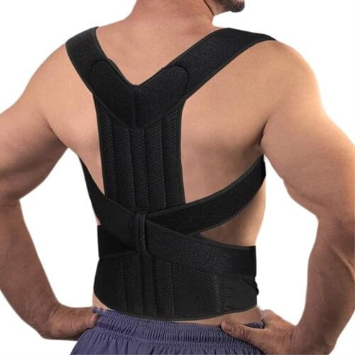 Adjustable Medical Bone Back Spine Posture Corrector Humpback Pain Back Support Brace Shoulder Posture Correction Belt Men Women