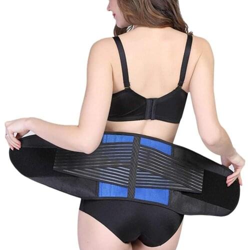 Double Pull Lumbar Adjustable Support Lower Back Belt Brace Pain Relief Sports Protection Waist For Fitness Weight Loss