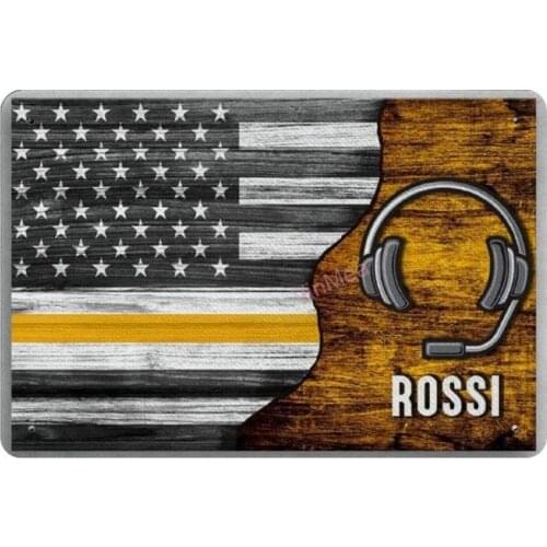 Rossi Novelty Parking Retro Metal Tin Sign Plaque Poster Wall Decor Art Shabby Chic Gift