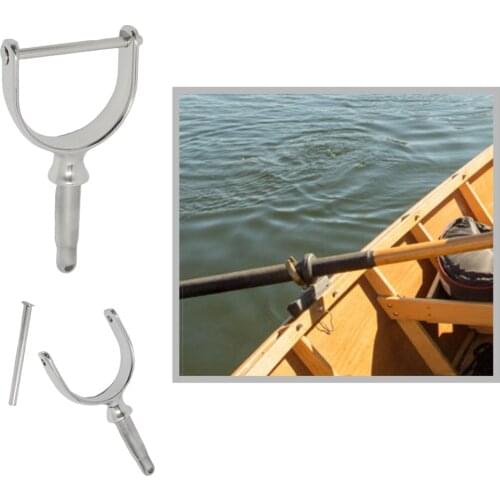 SS316 Yacht 1-7/8' Oar Lock Row Lock 1/2' Socket for Boat Kayak Silver