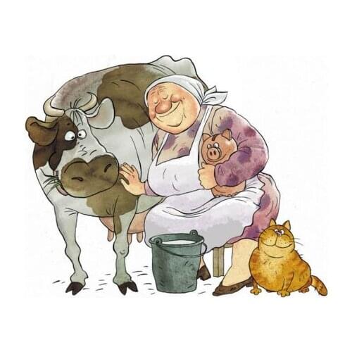 Old Woman Transparent Silicone Clear Rubber Stamp Sheet Cling Scrapbooking DIY Cute Pattern Photo Album Paper Card Decor Stamp