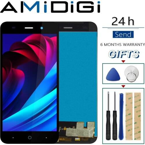 For ZTE Blade X7 LCD Display D6 V6 Z7 LCD Display Touch Screen Digitizer Phone Parts For ZTE Blade X7 V6 T660 T663 LCD+tools