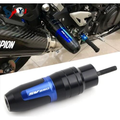 For Suzuki SV650 S SV 650 SV 650X 1999-2020 Motorcycle CNC Accessoires Falling Protection Exhaust Slider Crash Protector Pad