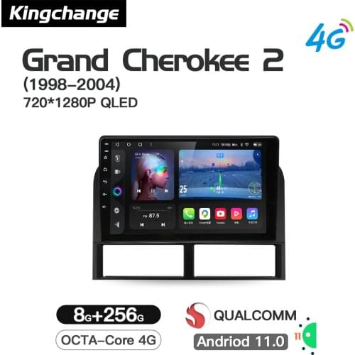 Kingchange Octa-Core Car Video Radio Multimedia Player For Jeep Grand Cherokee 1998 - 2004 Stereo GPS Android Navigation
