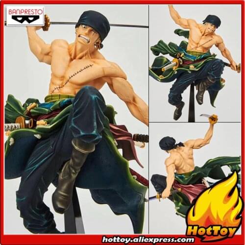 100% Original Banpresto WORLD FIGURE COLOSSEUM BWFC Zoukeiou vol.1 Collection Figure - Zoro from "ONE PIECE"
