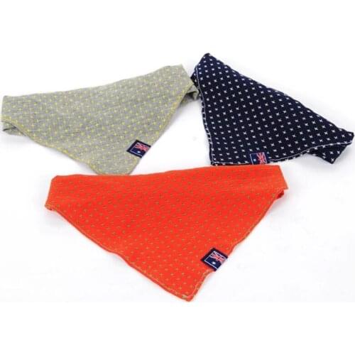 Cotton Cute Small Dog Collars Puppy Pet Slobber Towel Dogs Cats Adjustable Designer Dog Collar