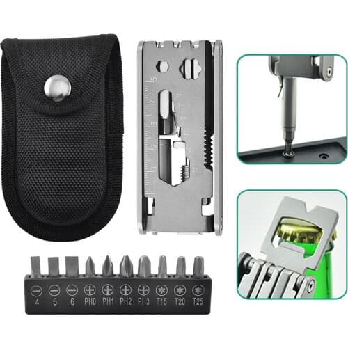 Pocket Steel Bike Multi Tools Bicycle Maintenance Set for Mountain Bikes