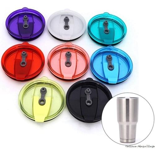 Splash Spill Proof Lid Sealing Cover For 20/30 Oz For Ozark Trail RTIC Cup 7 Colors AS Crystal Clear Plastic