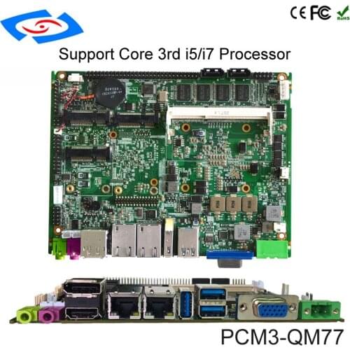 Hot sale Intel core i5-3317U processor 3.5'' fanless embedded Industrial motherboard with 4Gb Ram memory Mainboard