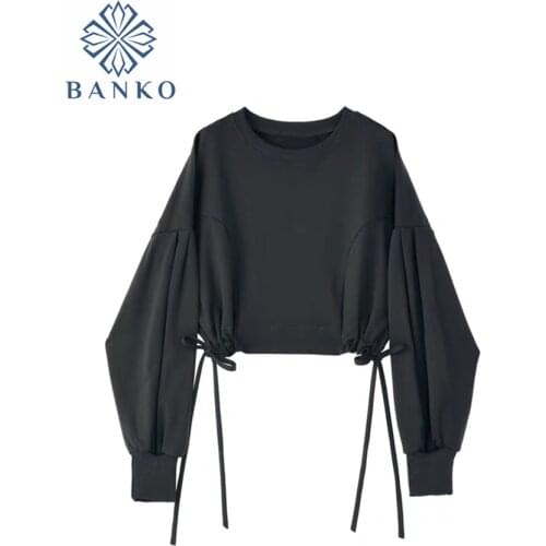 Женские короткие толстовки Mina Happiness China At AliExpress