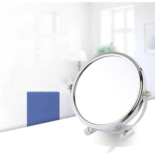 7 inch 1X/3X Desktop Double-sided Makeup Mirror 360 Degree Swivel Cosmetic Mirror Portable Simple High definition Magnification