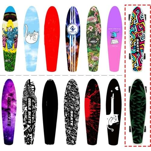55*13cm Small Fish Board Sandpaper Mini Skateboard Sticker Thickened Anti-skid Sandpaper Banana Board Sandpaper