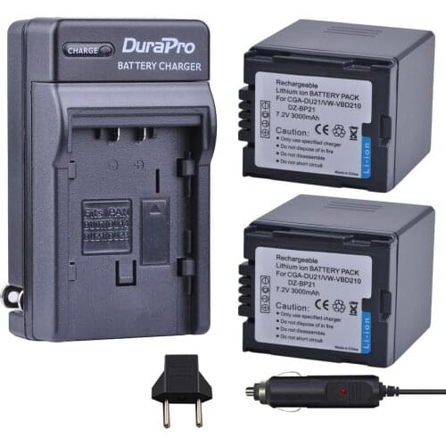 CGA-DU21 Rechargeable Battery+ Single Charger for Panasonic NV-GS330 GS400 GS408 GS500 GS508 MX500 PV-GS90 GS120 GS150 GS180 GS3