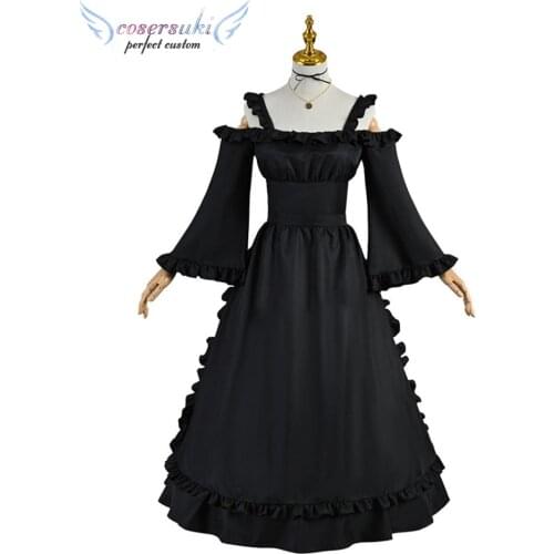 Shinigami Bocchan to Kuro Maid Cosplay Carnaval Costume Halloween Christmas Costume