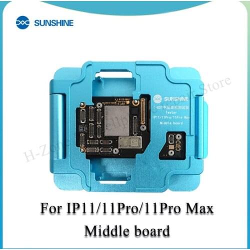 SUNSHINE T-007 3 in 1 Middle Board Tester for iPhone 11 11Pro/11Pro MAX Double-Deck Upper And Lower PCB Repair Platform