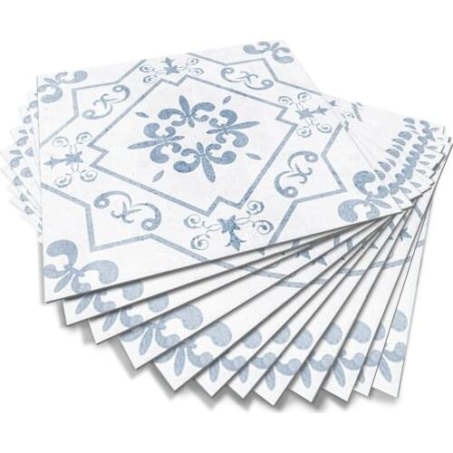 Thicken Floor Sticker PVC Waterproof Anti-Slip Self-adhesive Peel and Stick Kitchen Bathroom Floor Wall Tile Sticker Decor