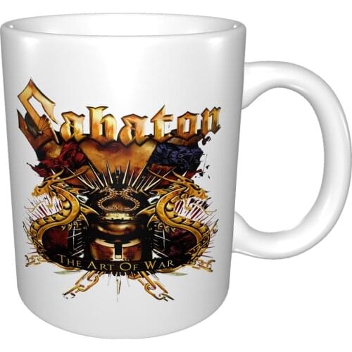 Vintage Sabaton The Art Of War Nuclear Blast Mug Coffee Cup Coffee Mug ChildrenS Drinking Mug Bamboo Glass With Lid