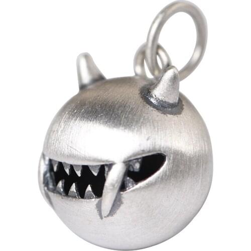 New authentic S925 silver jewelry retro fashion art handmade pendant female pendant