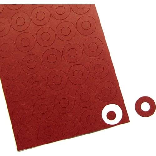 100pcs 18650 Battery Insulator Insulation Ring Adhesive Cardboard Paper