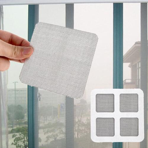 2018 Useful High Quality Anti-Insect Fly Bug Mosquito Door Window Net Mesh Repair Screen Patch Kit 6Pcs