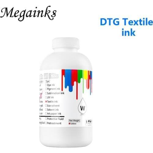 DTG White ink Digital Textile Ink compatible for Epson R1800 R1900 R2000 R3000 4000 7600 9600 4800 4880 3800 DX5 5113 printer