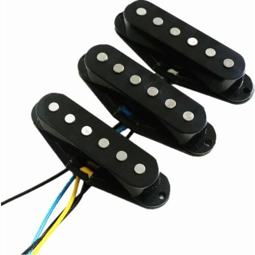 Free Shipping High Output vintage 60s style Alnico 5 SSS Single Coil Guitar Pickups electric guitar pickups guitar pickup parts