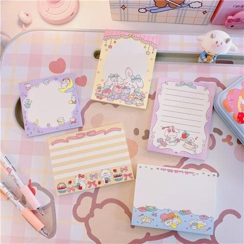 1pack Sticky notes Paper Memo Pad Writing Label Office School Stationery Decoration Office Supplies