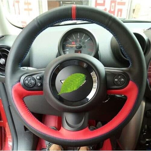 For BMW 7 Series 730Li hand-sewn steering wheel cover 740Li steering wheel cover 750Li premium leather cover car accessories