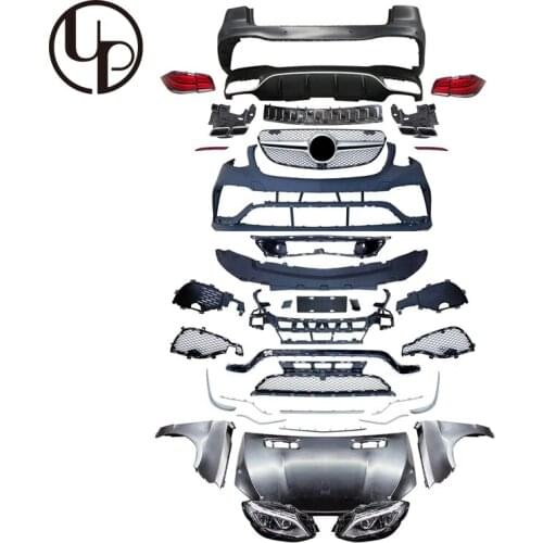 Hot sale ml upgrade to GLE facelift for ML W166 2012-2015year upagrade to GLE W166 style body parts PP material car bumpers