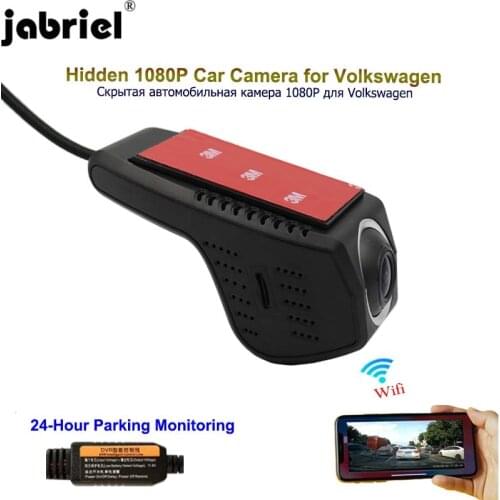 Jabriel 24 hour Car Camera 1080P car dvr dash cam video recorder for Volkswagen polo vw golf 4 5 7 mk3 mk4 passat tiguan touareg
