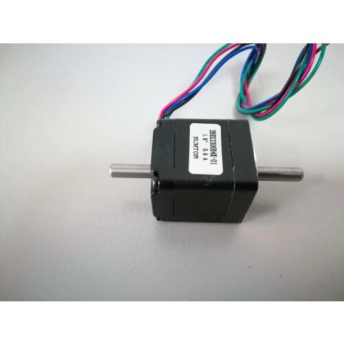NEMA11 stepper motor body length 32mm 0.6A double hollow shaft static moment 5.5N.cm