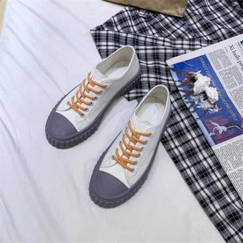New girls sneakers fashion shallow mouth light and comfortable breathable non-slip wear-resistant casual shoes female shoelaces