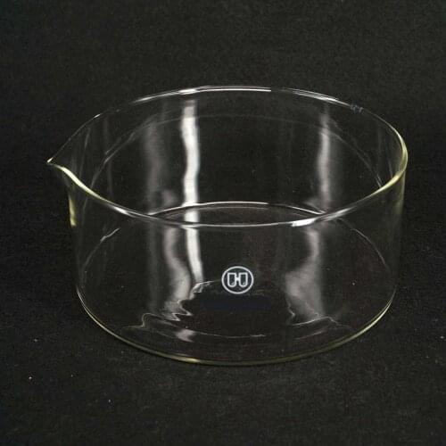 180mm Lab Glass Crystallizing Dishes with Spout Crystallization Experiment