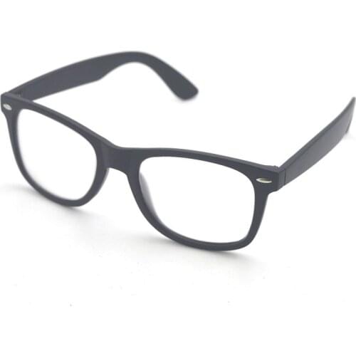 Matt Black Diffraction Glasses Clear Fireworks Lens