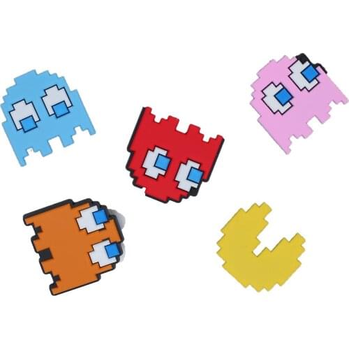 Novelty Sale 5pcs PVC Game Shoe Charms Shoe Accessories Shoe Decoration for Croc JIBZ/ Wristbands Kids Party Xmas Hot Sale