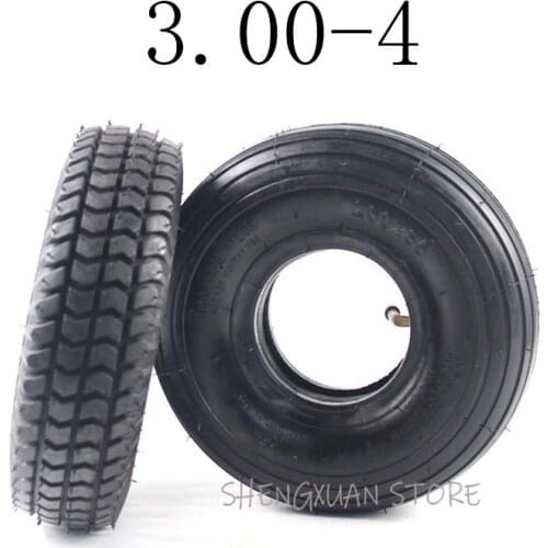 NEWEST High Performance 3.00-4 Electric Scooter Inner Tube and Out Tire Witn Good Quality Fits for Gas Scooter Bike Motorcycle