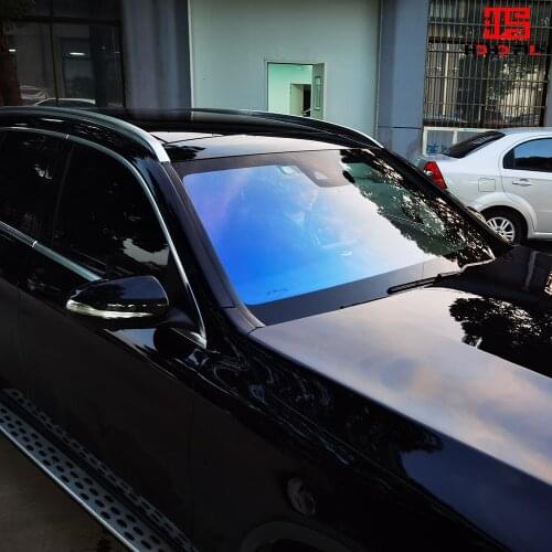 HOHOFILM W:20in 80%VLT Chameleon Window Tint Car/house Window Film Auto Glass Sticker 99% UV Proof Solar Tint PET Solar tint
