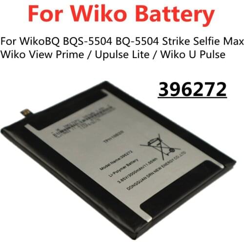 For Wiko Wim Lite / BQS-5504 BQ BQ-5504 Strike Selfie Max / Wiko View Prime / Upulse Lite / Wiko UPulse Phone Battery 396272