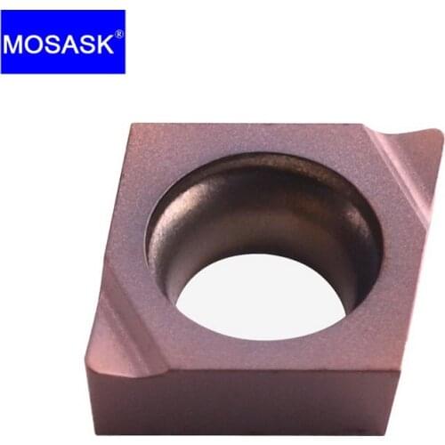 MOSASK 10PCS CCGT-R-L-F ZN90 ZP15 ZP163 Diamond Precision Lathe Tungsten Carbide Metal Working Grinding Grade Insert