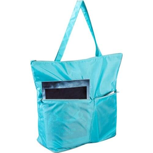 10PCS / LOT Reusable Shopping Bag Multi-color And Large-Capacity Shopping Bag Portable Folding Travel Storage Bag