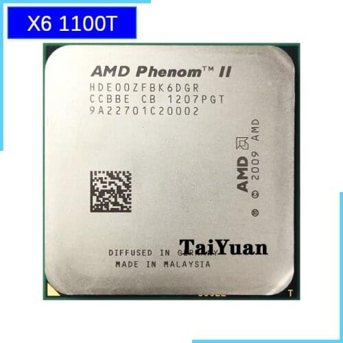 AMD Phenom II X6 1100T 1100 3.3 GHz Six Core CPU Processor HDE00ZFBK6DGR Socket AM3