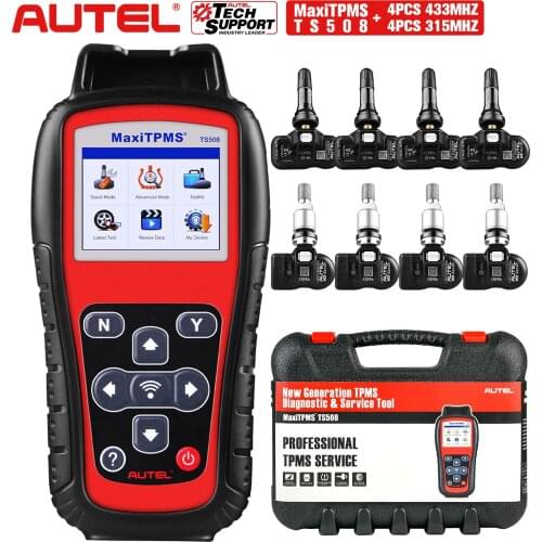 Autel TS508K TPMS Diagnostic Tool TPMS Sensor Check TPMS System Health Condition, Program MX-sensors and Conduct TPMS Relearn